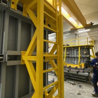 Forma do stacji transformatorowej, PPVC, 3d