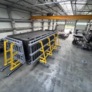 Forma do stacji transformatorowej, PPVC, 3d TRAFO