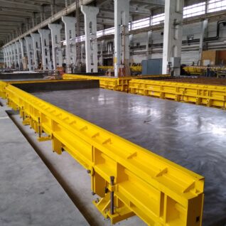 Stół uchylny magna burty boczne szalunki beton prefabrykaty betonowe do produkcji betonu