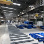 linia do produkcji prefabrykatów elementów sprężonych prestressed concrete elements beams